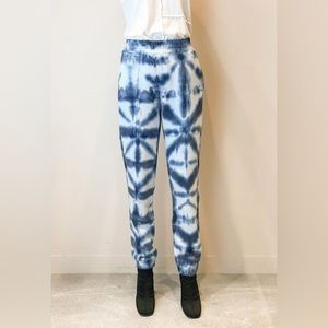 R.G. Kane Women Tie Dye Sweatpants Blue Indigo USA Joggers small 

Size Small